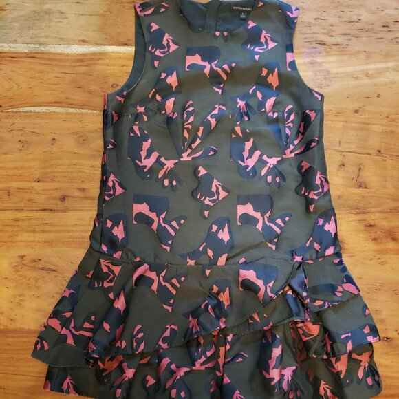 Banana Republic Floral Ruffle Dress - Picture 1 of 3
